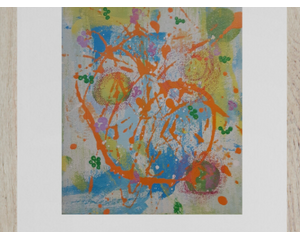 Painting is sold unframed.